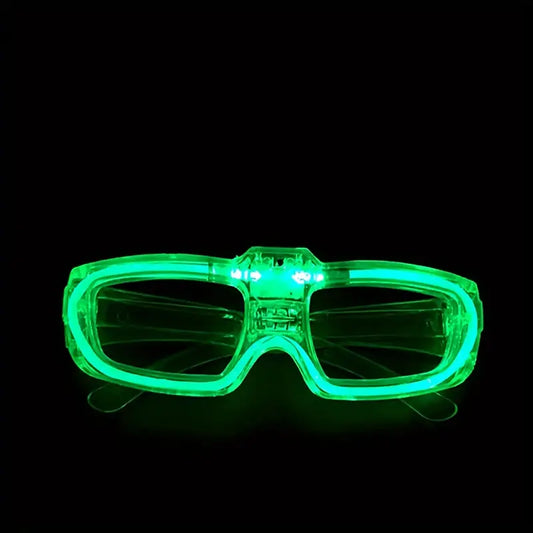 Dynamické zeleně svítící brýle 🕶️ LED🟢 univerzální velikost