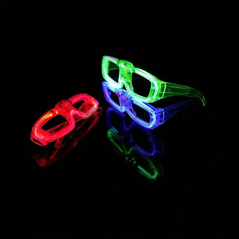 Dynamic green glowing glasses 🕶️ LED🟢 universal size