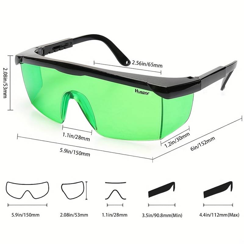 Dynamic highlighting glasses😎✨ green🟢 or red🔴, adjustable size